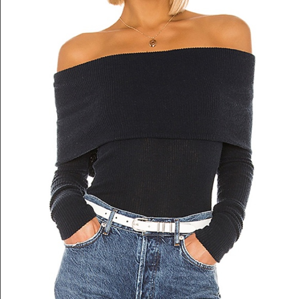 Free people snowbunny off the shoulder top size M